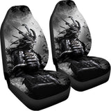 Dark Samurai Warrior Print Universal Fit Car Seat Covers 102422