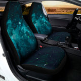 Dark Teal Galaxy Space Print Universal Fit Car Seat Covers 102422