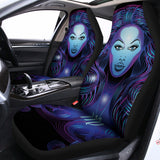 Dark Virgo Zodiac Sign Print Universal Fit Car Seat Covers 102422
