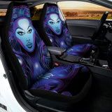 Dark Virgo Zodiac Sign Print Universal Fit Car Seat Covers 102422