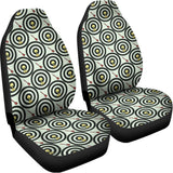 Dartboard Cartoon Pattern Print Universal Fit Car Seat Covers 102422