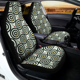 Dartboard Cartoon Pattern Print Universal Fit Car Seat Covers 102422