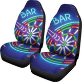 Darts Bar Sign Print Universal Fit Car Seat Covers 102422