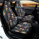 Day Of The Dead Mariachi Skeletons Print Universal Fit Car Seat Covers 102422