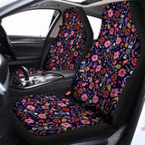Day Of The Dead Skeleton Pattern Print Universal Fit Car Seat Covers 102422