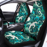 Deep Sea Wave Surfing Pattern Print Universal Fit Car Seat Covers 102422