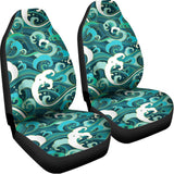 Deep Sea Wave Surfing Pattern Print Universal Fit Car Seat Covers 102422