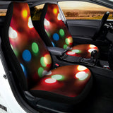Defocused Christmas Lights Print Universal Fit Car Seat Covers 102422