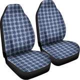 Denim Tattersall Pattern Print Universal Fit Car Seat Covers 102422