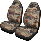 Desert Camouflage Print Universal Fit Car Seat Covers 102422