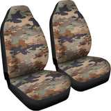 Desert Camouflage Print Universal Fit Car Seat Covers 102422