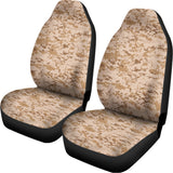 Desert Digital Camo Pattern Print Universal Fit Car Seat Covers 102422