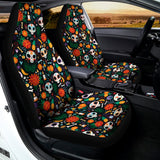 Dia De Los Muertos Day Of The Dead Print Universal Fit Car Seat Covers 102422