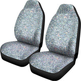 Diamond (NOT Real) Glitter Print Universal Fit Car Seat Covers 102422