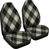 Diamond Shapes Argyle Pattern Print Universal Fit Car Seat Covers 102422