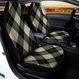 Diamond Shapes Argyle Pattern Print Universal Fit Car Seat Covers 102422