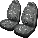 Dinosaur Fossil Pattern Print Universal Fit Car Seat Covers 102422