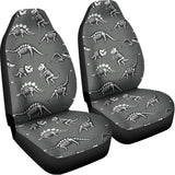Dinosaur Fossil Pattern Print Universal Fit Car Seat Covers 102422