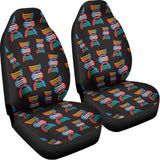 DNA Strands Pattern Print Universal Fit Car Seat Covers 102422
