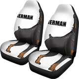 Doberman Pinscher Print Universal Fit Car Seat Covers 102422