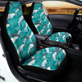 Dolphin Riding Waves Pattern Print Universal Fit Car Seat Covers 102422