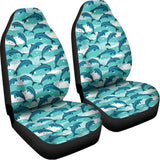 Dolphins In The Ocean Pattern Print Universal Fit Car Seat Covers 102422