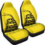 Don't Tread On Me Gadsden Flag Print Universal Fit Car Seat Covers 102422