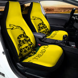 Don't Tread On Me Gadsden Flag Print Universal Fit Car Seat Covers 102422