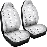 Doodle Bull Terrier Pattern Print Universal Fit Car Seat Covers 102422