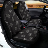Doodle Crown Pattern Print Universal Fit Car Seat Covers 102422