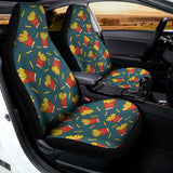 Doodle French Fries Pattern Print Universal Fit Car Seat Covers 102422