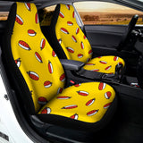 Doodle Japanese Sushi Pattern Print Universal Fit Car Seat Covers 102422