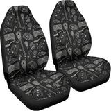 Doodle Lacrosse Pattern Print Universal Fit Car Seat Covers 102422