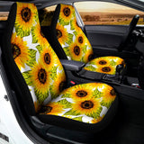Doodle Sunflower Pattern Print Universal Fit Car Seat Covers 102422