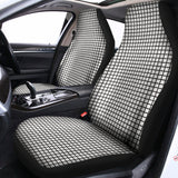 Doodle Windowpane Pattern Print Universal Fit Car Seat Covers 102422