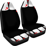 Dracula Fang Print Universal Fit Car Seat Covers 102422