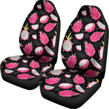 Dragon Fruit Pattern Print Universal Fit Car Seat Covers 102422