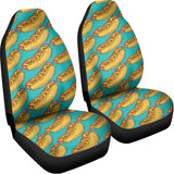 Drawing Hot Dog Pattern Print Universal Fit Car Seat Covers 102422