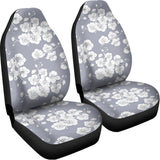 Drawing Orchid Pattern Print Universal Fit Car Seat Covers 102422
