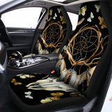 Dreamcatcher Deer Skull Print Universal Fit Car Seat Covers 102422