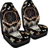 Dreamcatcher Deer Skull Print Universal Fit Car Seat Covers 102422