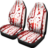 Dripping Blood Print Universal Fit Car Seat Covers 102422