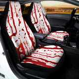Dripping Blood Print Universal Fit Car Seat Covers 102422