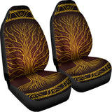 Druidic Yggdrasil Tree Print Universal Fit Car Seat Covers 102422