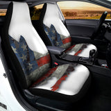 Eagle American Flag Print Universal Fit Car Seat Covers 102422