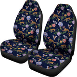 Eagle And Jaguar Pattern Print Universal Fit Car Seat Covers 102422