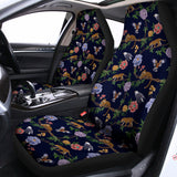 Eagle And Jaguar Pattern Print Universal Fit Car Seat Covers 102422