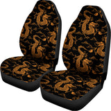 Eastern Dragon Pattern Print Universal Fit Car Seat Covers 102422