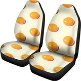 Egg Yolk Pattern Print Universal Fit Car Seat Covers 102422