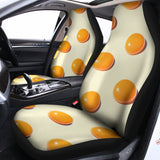 Egg Yolk Pattern Print Universal Fit Car Seat Covers 102422
